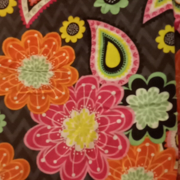 Vera Bradley Floral & Paisley Button Down Top - Picture 7 of 12